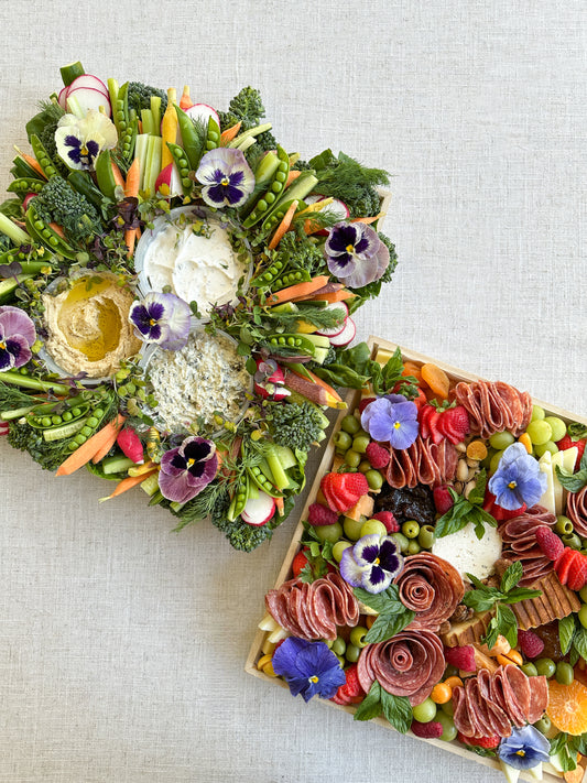 crudité and charcuterie grazing bundle