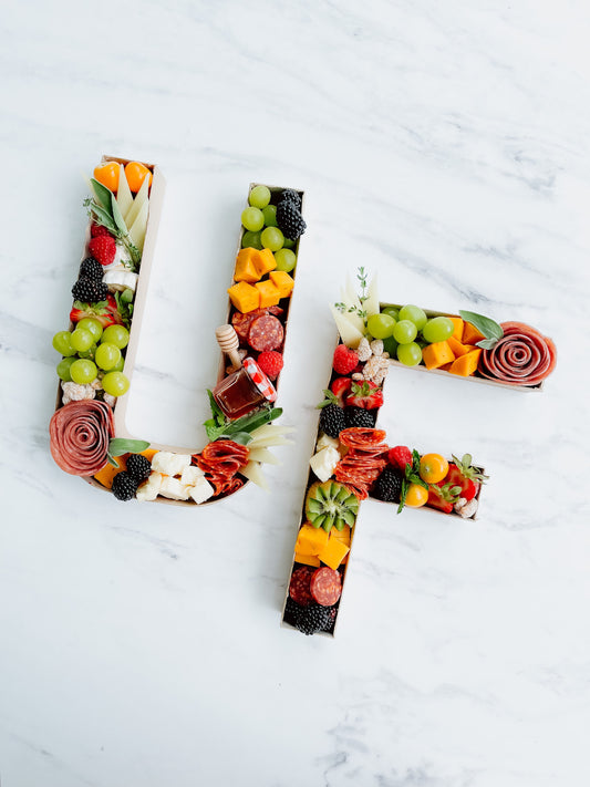 Charcuterie Letters, Gator Grad, UF, Gainesville Charcuterie